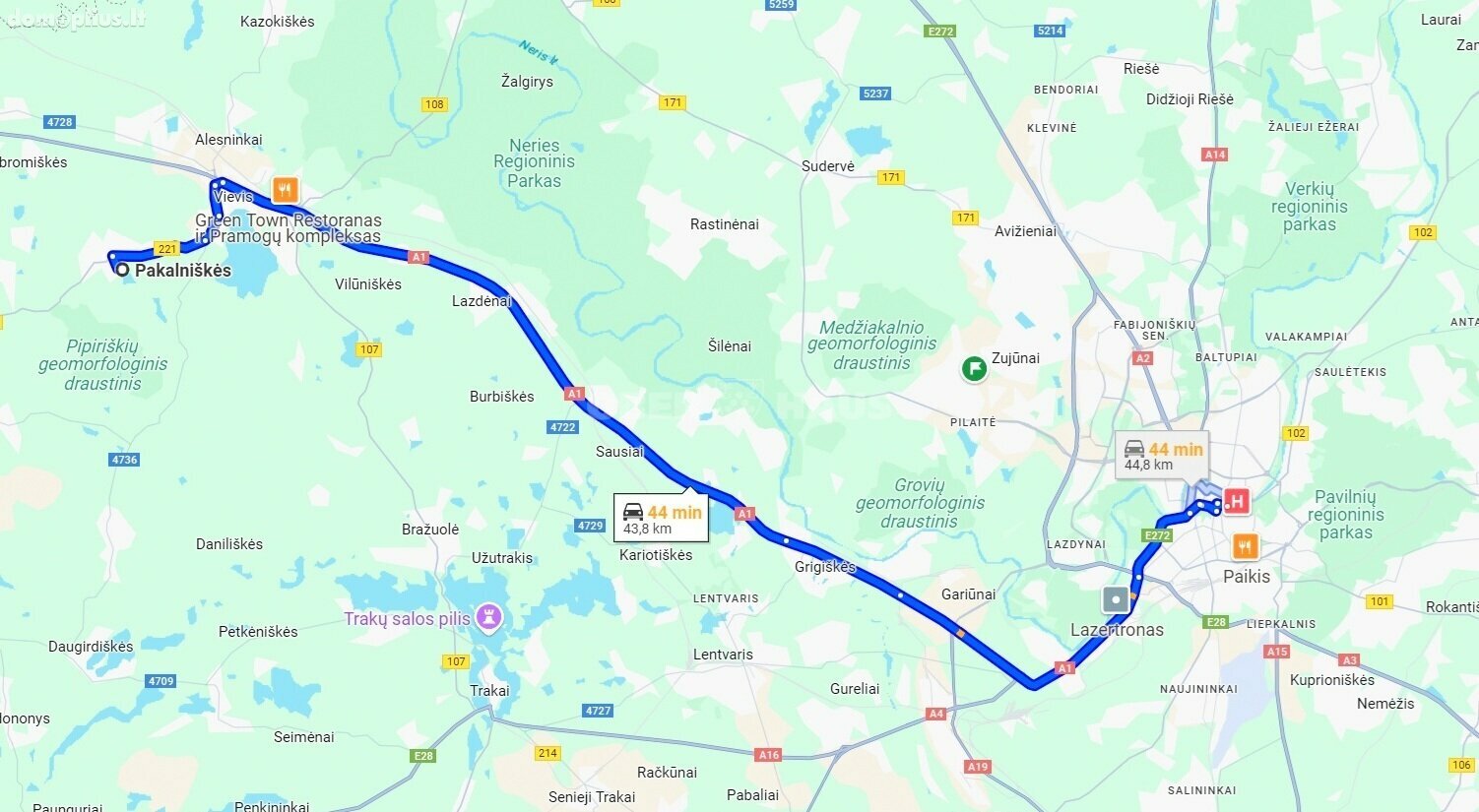 Parduodamas sklypas Elektrėnų sav., Pakalniškėse