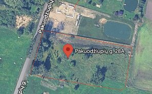 Sklypas Panevėžio rajono sav., Pakuodžiupiuose, Pakuodžiupių g.