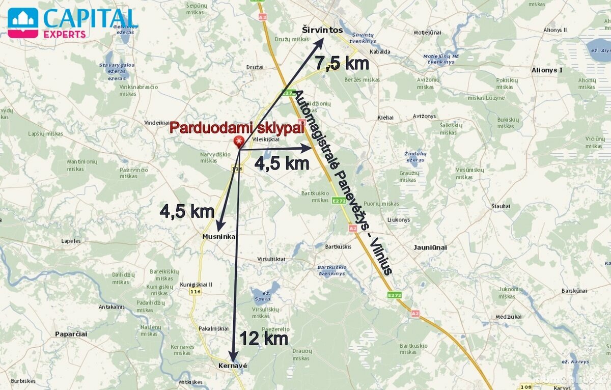Parduodamas sklypas Širvintų rajono sav., Vileikiškiuose