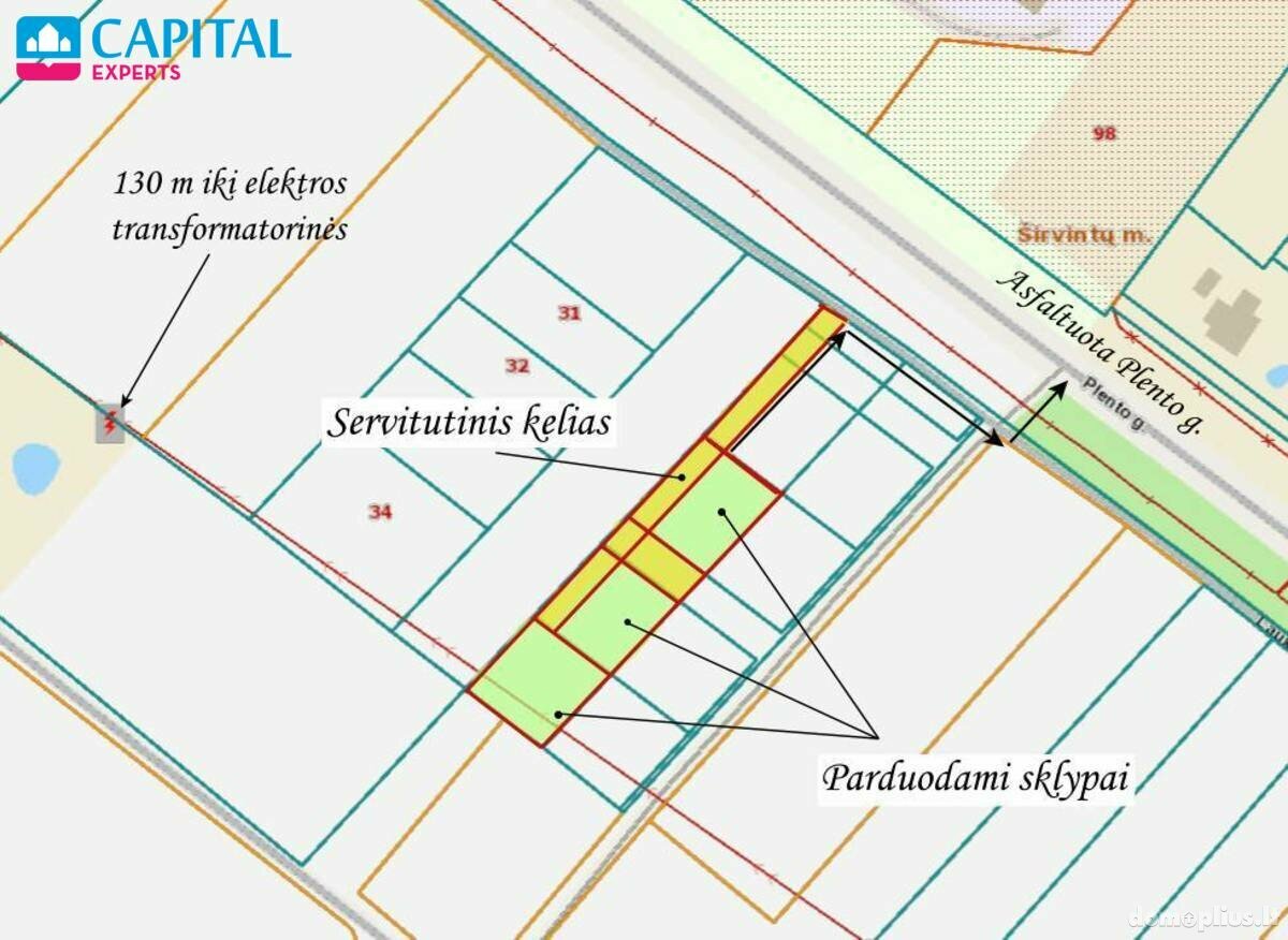 Parduodamas sklypas Širvintų rajono sav., Kabaldoje