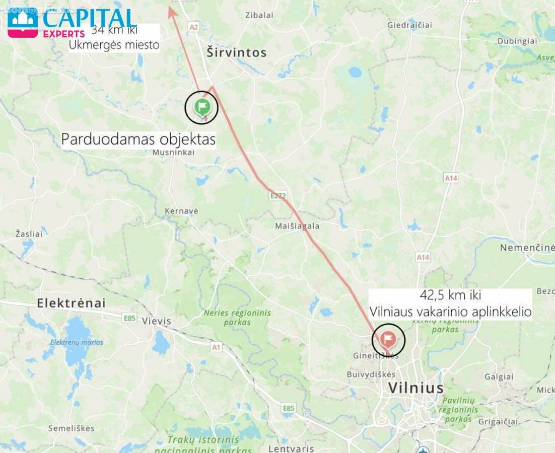 Parduodamas sklypas Širvintų rajono sav., Plotuose