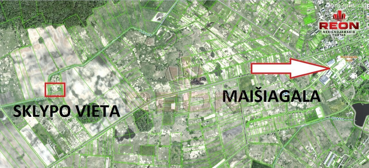 Parduodamas sklypas Vilniaus rajono sav., Maišiagaloje, Kiemelių g.