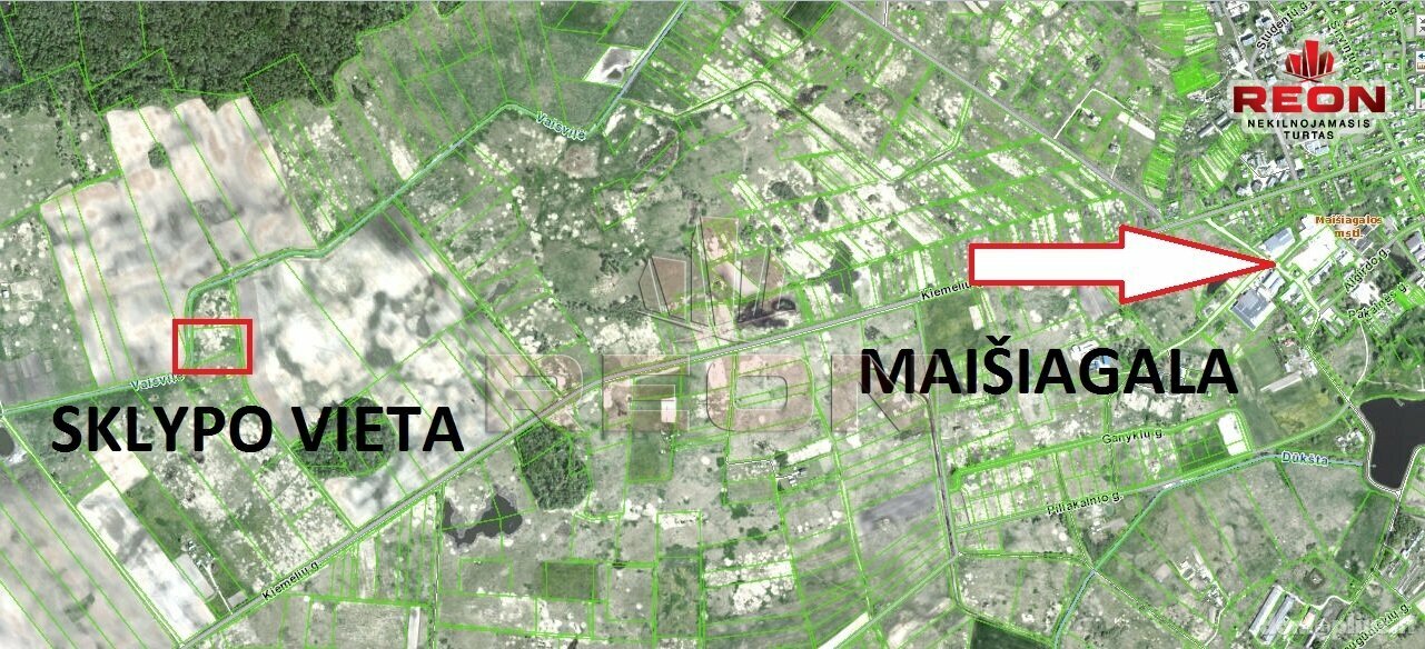 Parduodamas sklypas Vilniaus rajono sav., Maišiagaloje, Kiemelių g.