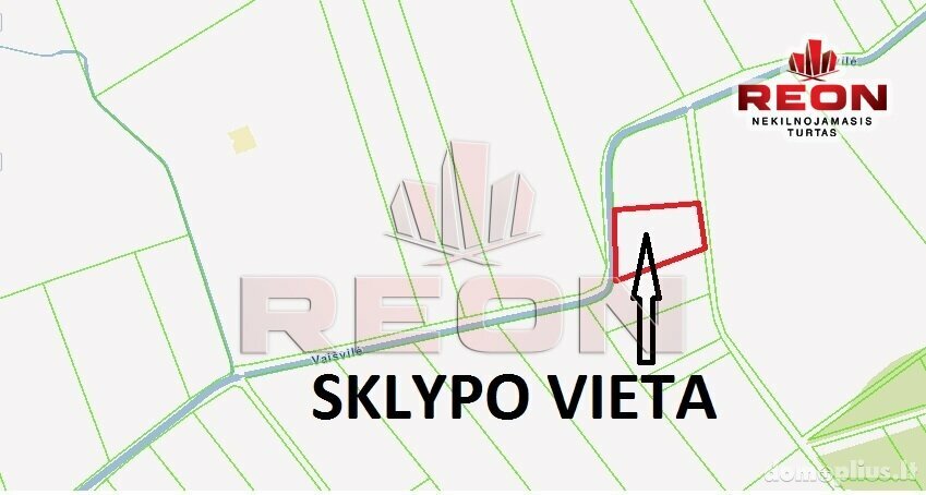 Parduodamas sklypas Vilniaus rajono sav., Maišiagaloje, Kiemelių g.