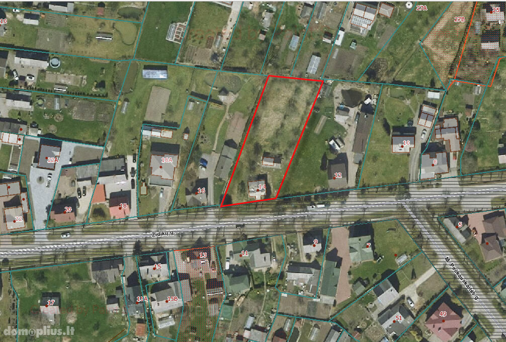Land for sale Mažeikių rajono sav., Mažeikiuose, Židikų g.
