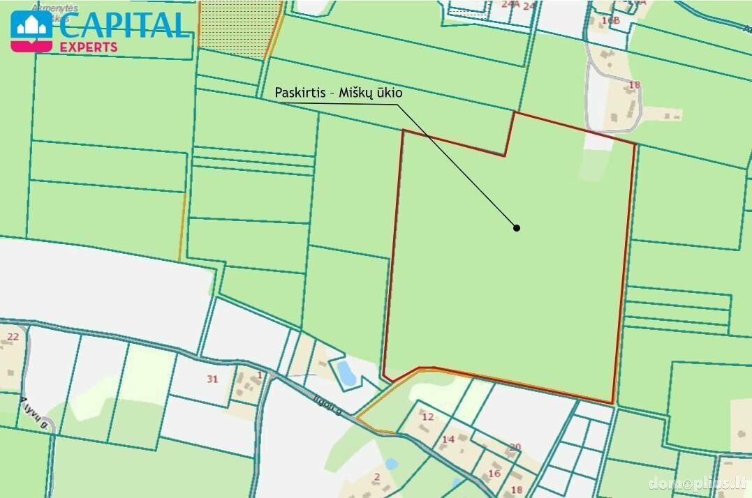 Land for sale Vilniaus rajono sav., Liepiškėse