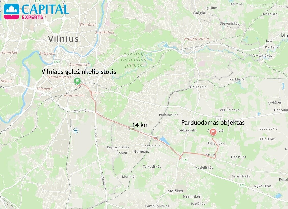 Land for sale Vilniaus rajono sav., Liepiškėse