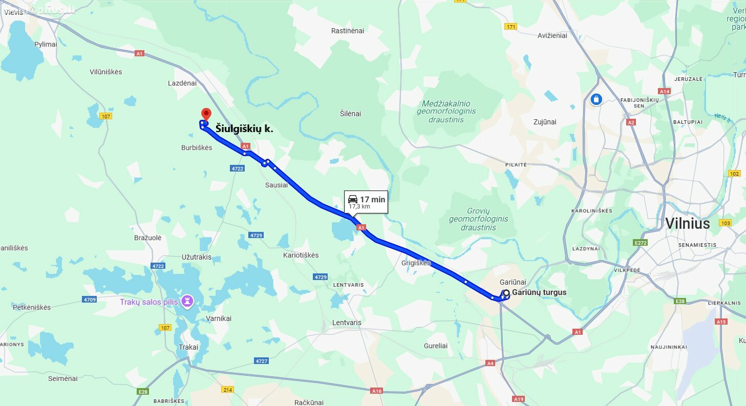 Parduodamas sklypas Elektrėnų sav., Šiulgiškėse