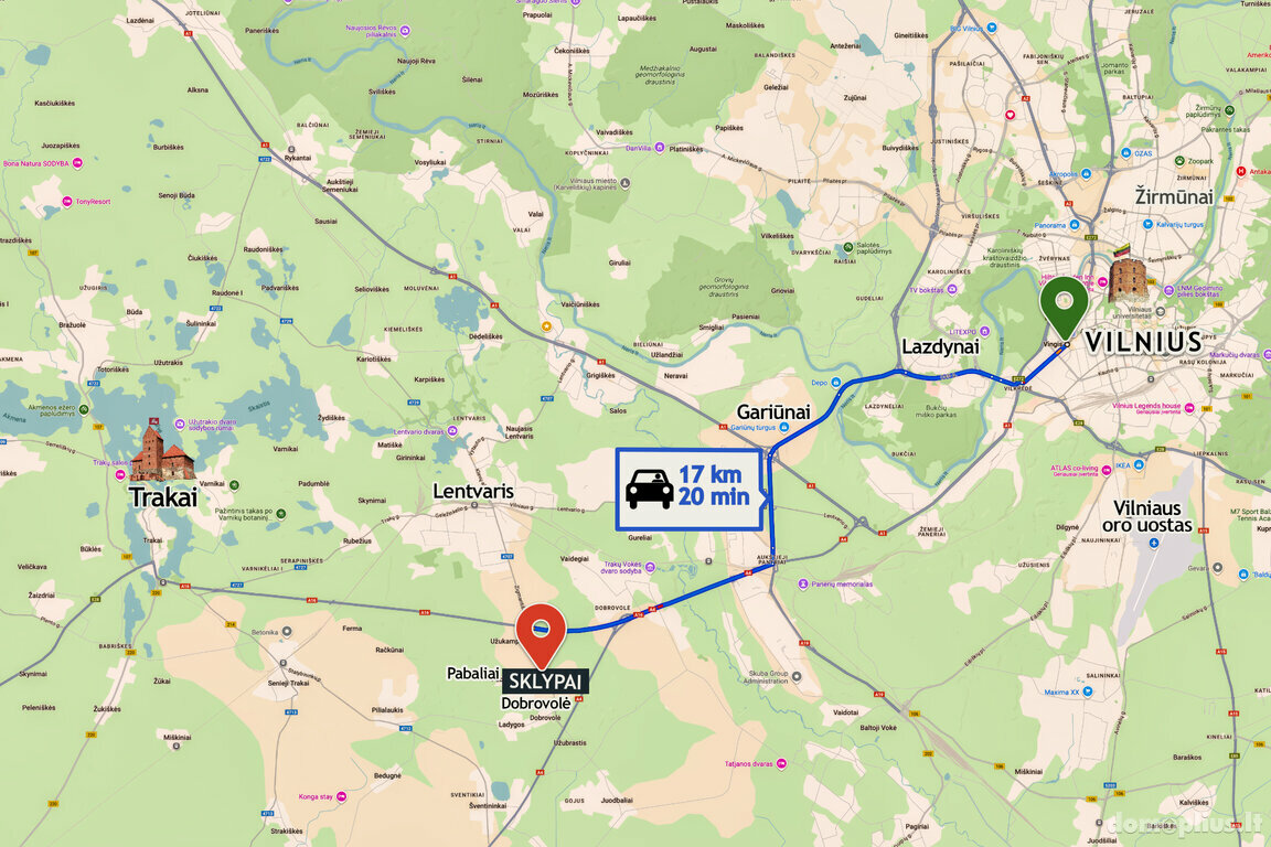 Parduodamas sklypas Trakų rajono sav., Dobrovolėje