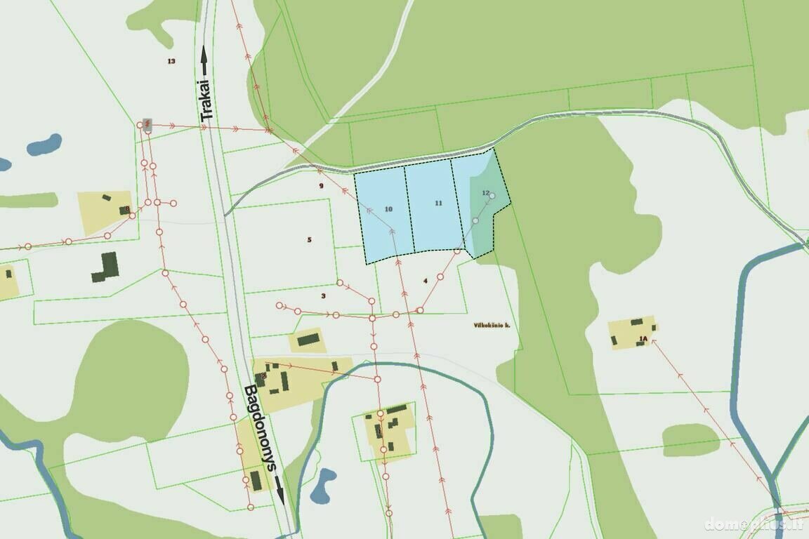 Land for sale Trakų rajono sav., Vilkokšnyje