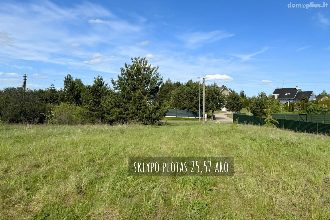 Parduodamas sklypas Trakų rajono sav., Jovariškėse