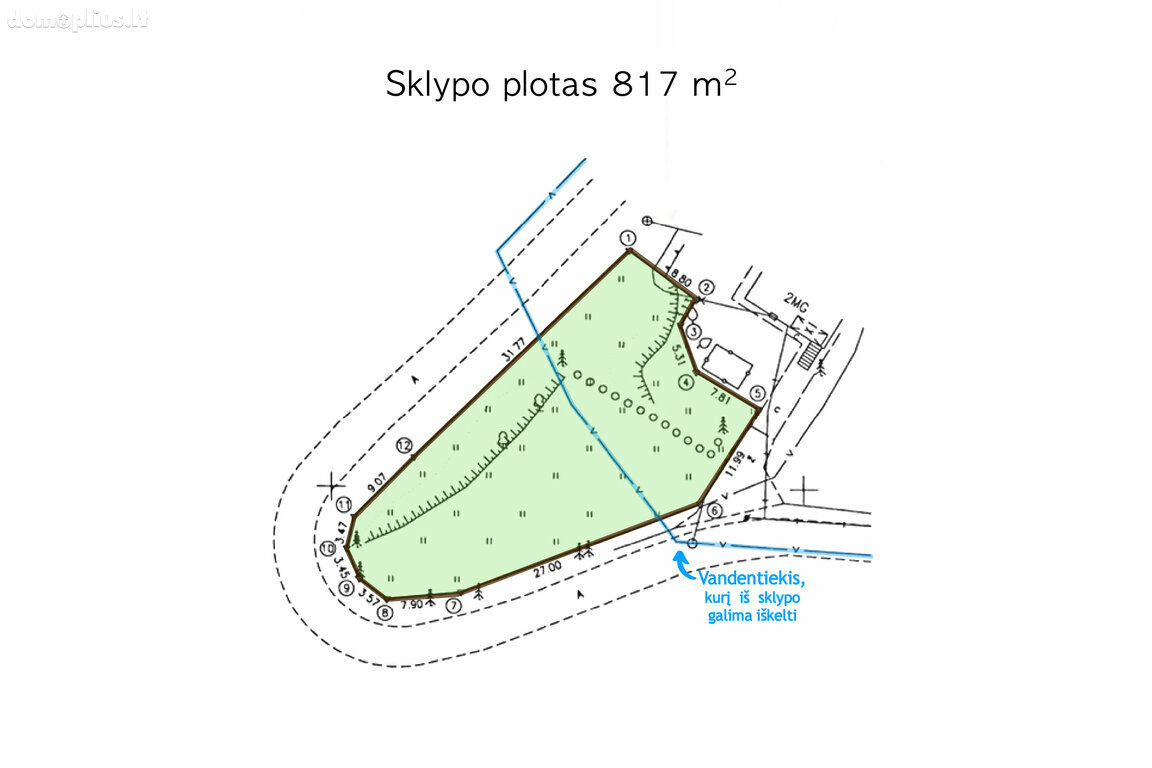 Участок Trakų rajono sav., Trakuose, S. Nėries g.