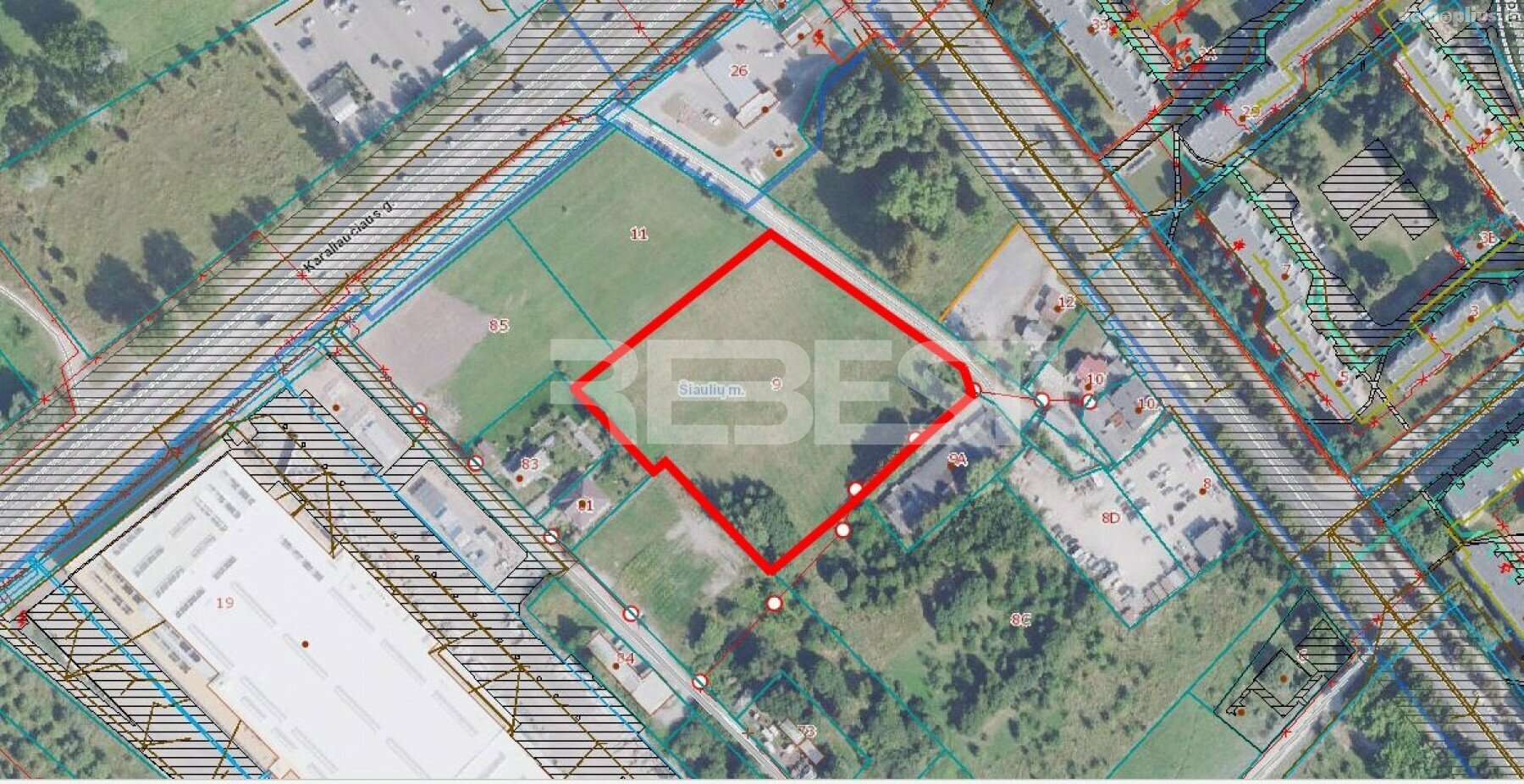 Land for sale Šiauliuose, Dainiuose, Karaliaučiaus g.