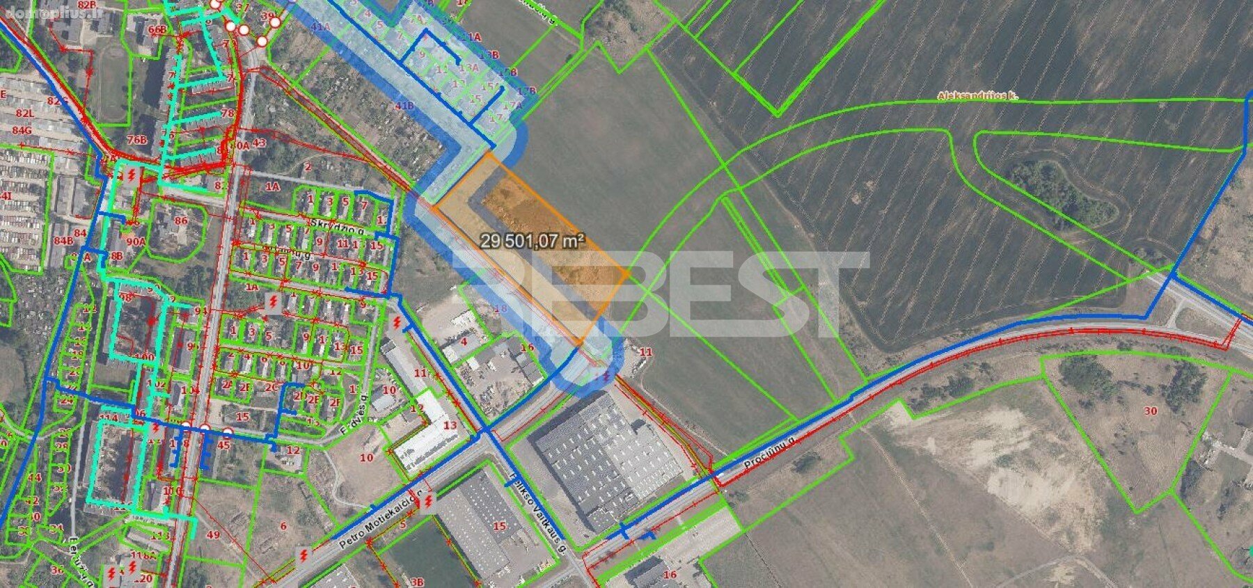 Land for sale Šiauliuose, Zokniuose, Petro Motiekaičio g.