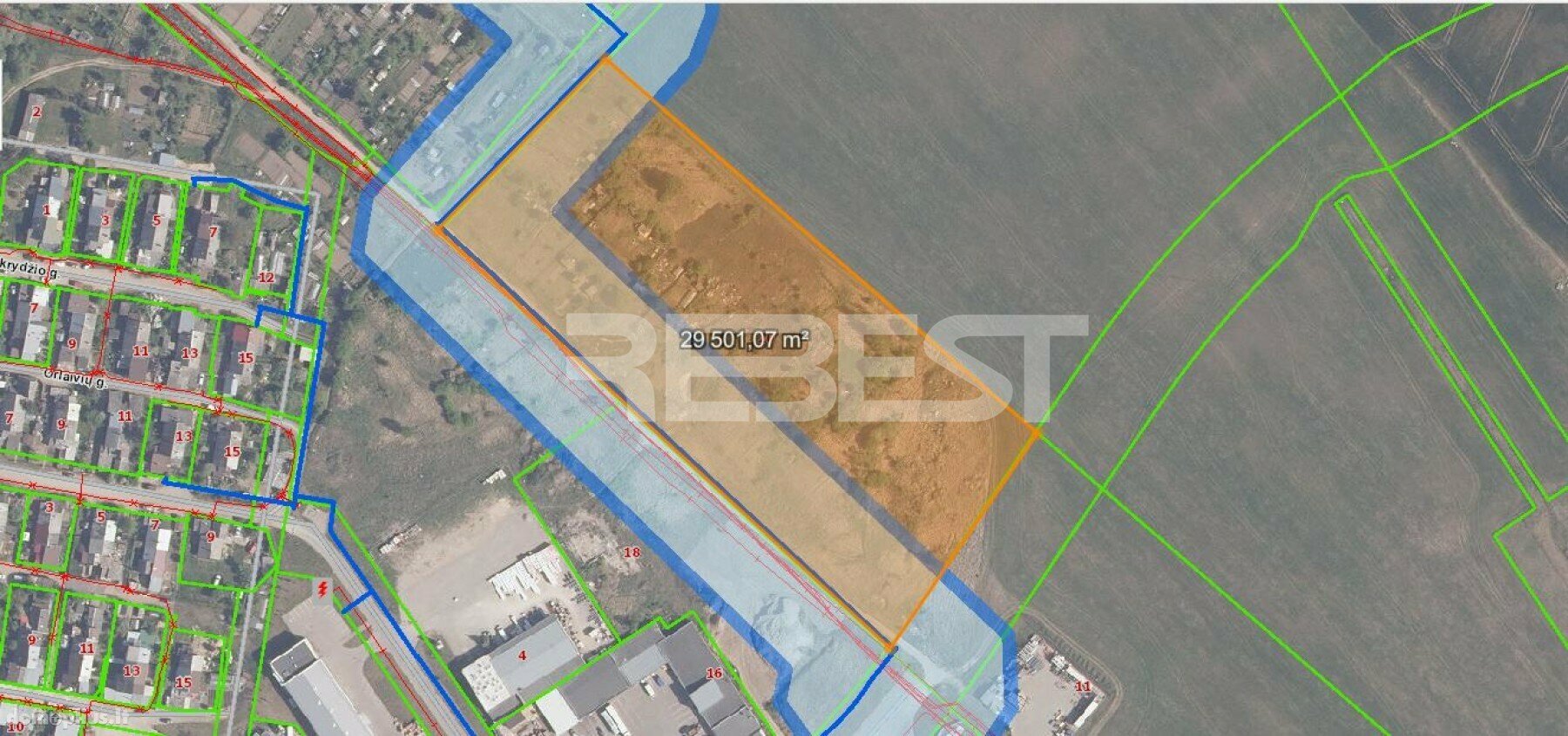 Land for sale Šiauliuose, Zokniuose, Petro Motiekaičio g.