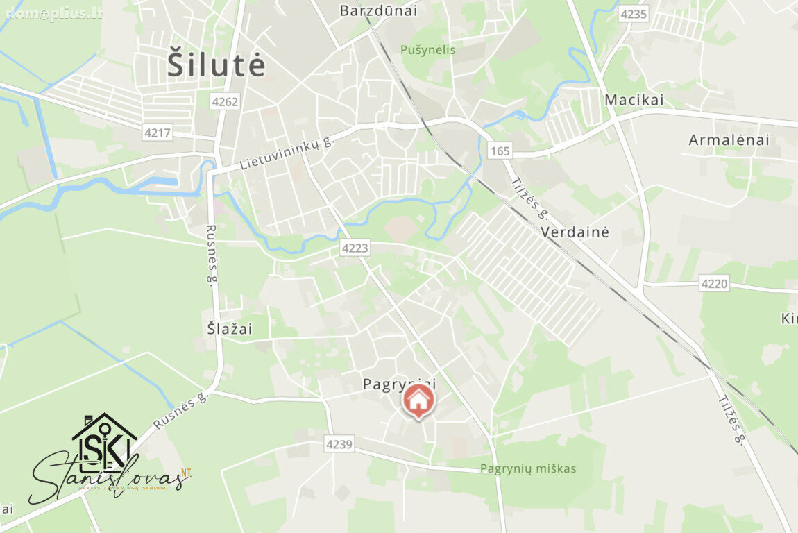 Участок Šilutės rajono sav., Pagryniuose, Juodvarnių g.