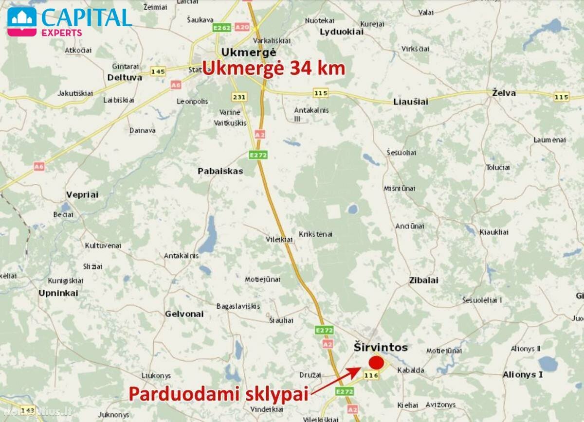 Land for sale Širvintų rajono sav., Širvintėlėse
