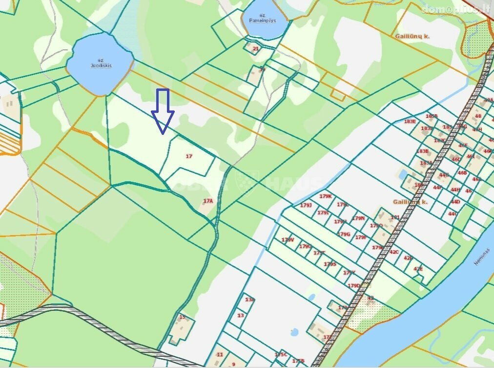 Parduodamas sklypas Druskininkų sav., Gailiūnuose