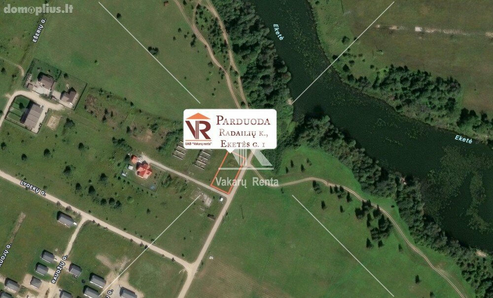 Land for sale Klaipėdos rajono sav., Radailiuose, Eketės g.