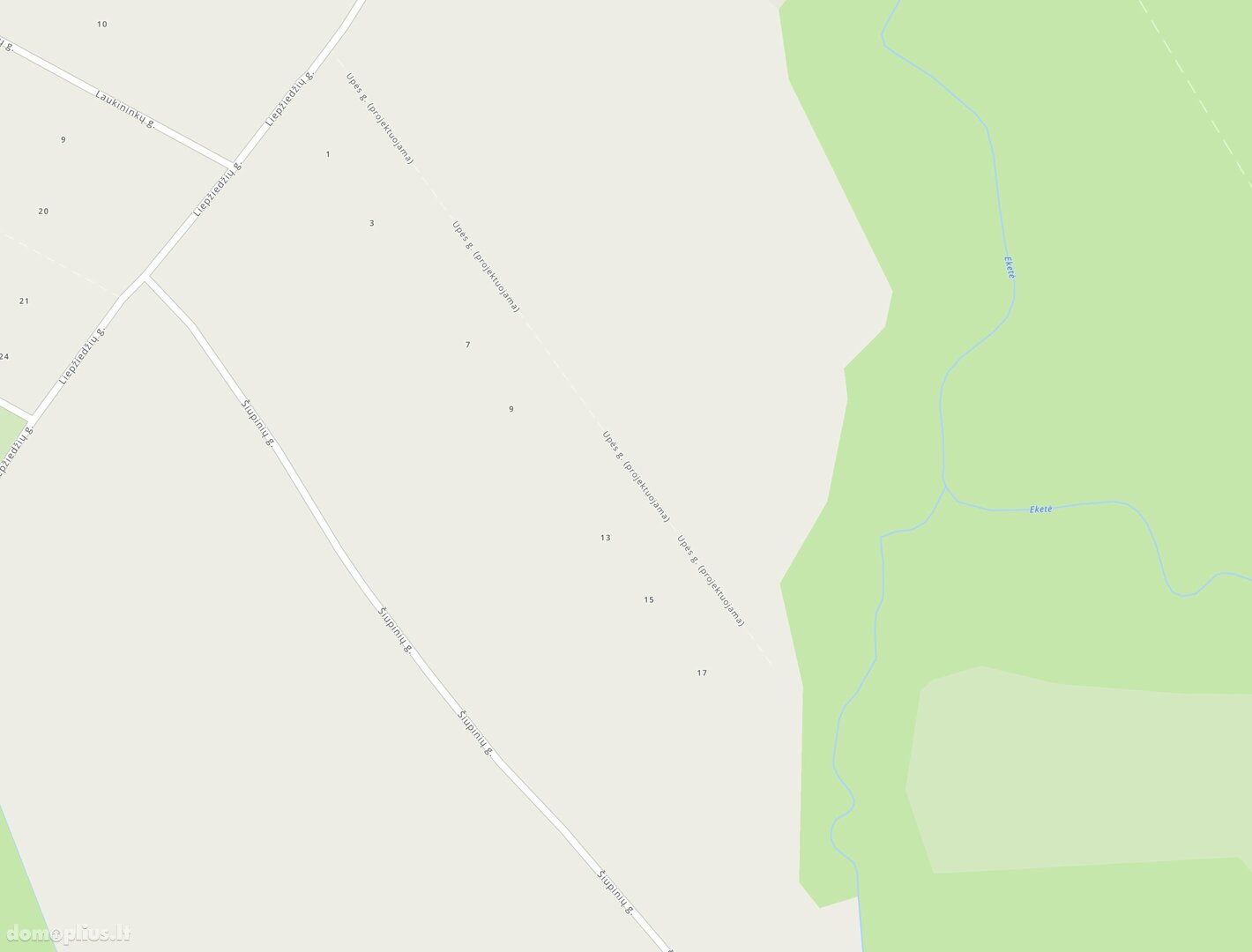 Parduodamas sklypas Klaipėdos rajono sav., Radailiuose, Upės g.