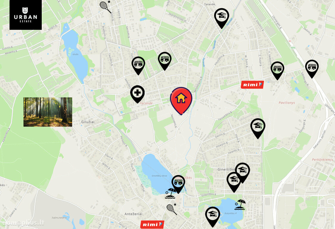 Parduodamas sklypas Vilniuje, Tarandėje, Varnalaukio g.