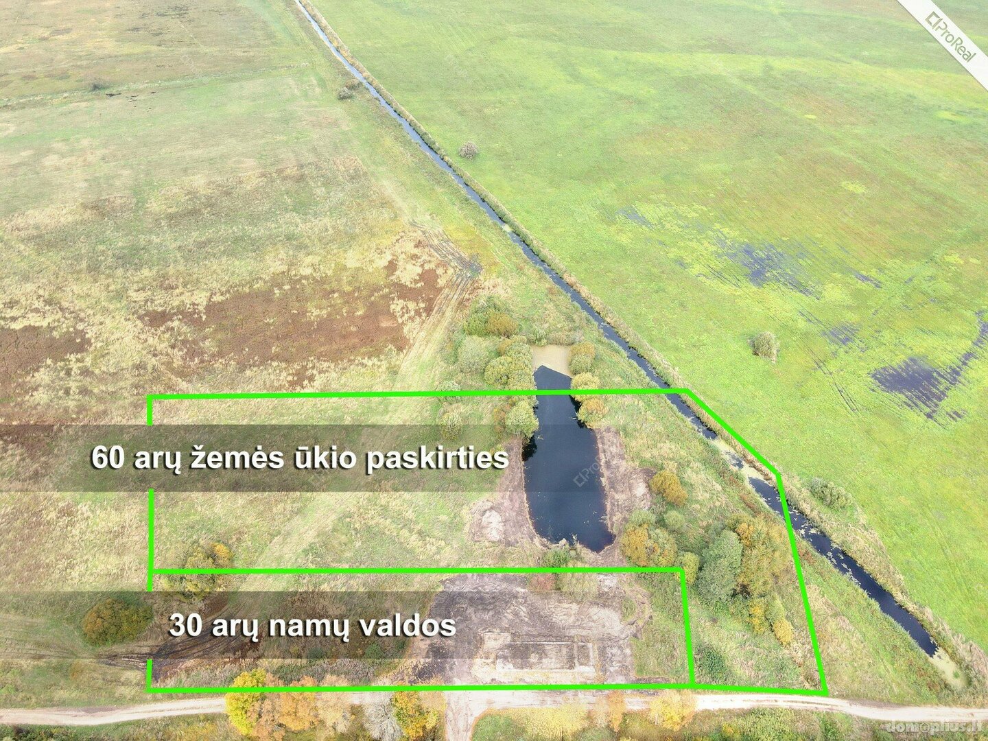 Parduodamas sklypas Trakų rajono sav., Madžiūnuose, Pievų g.