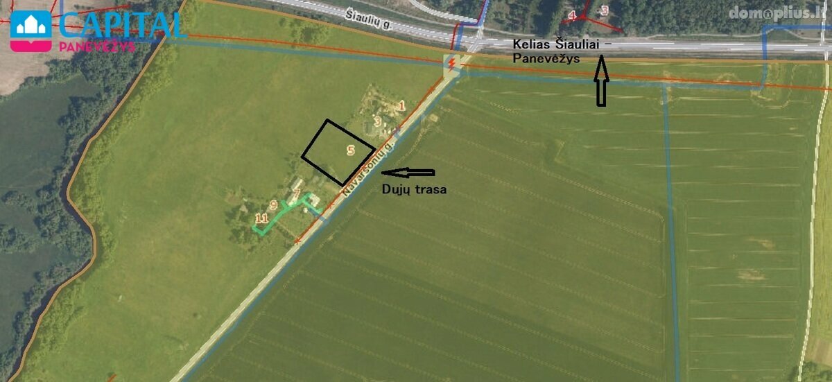 Parduodamas sklypas Panevėžio rajono sav., Navaršonyse