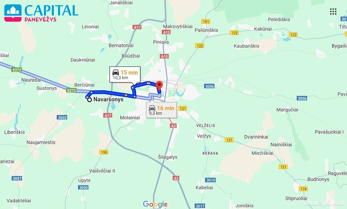 Parduodamas sklypas Panevėžio rajono sav., Navaršonyse