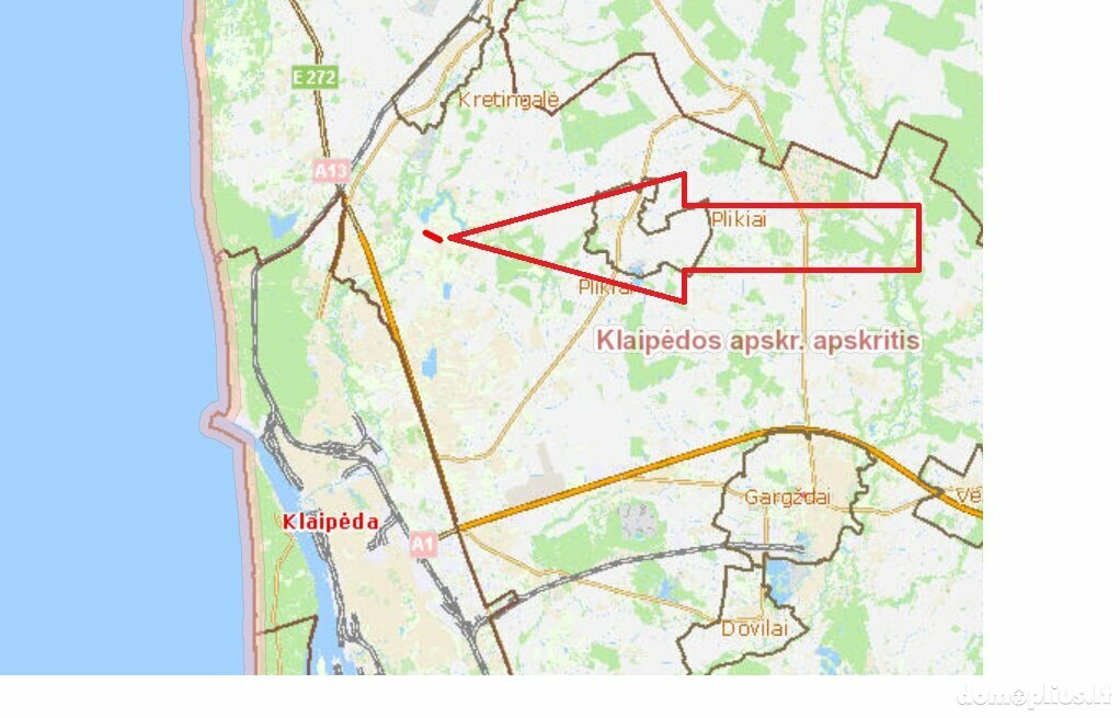 Parduodamas sklypas Klaipėdos rajono sav., Radailiuose, Gvazdikų g.