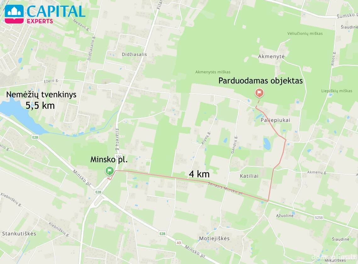 Parduodamas sklypas Vilniaus rajono sav., Liepiškėse