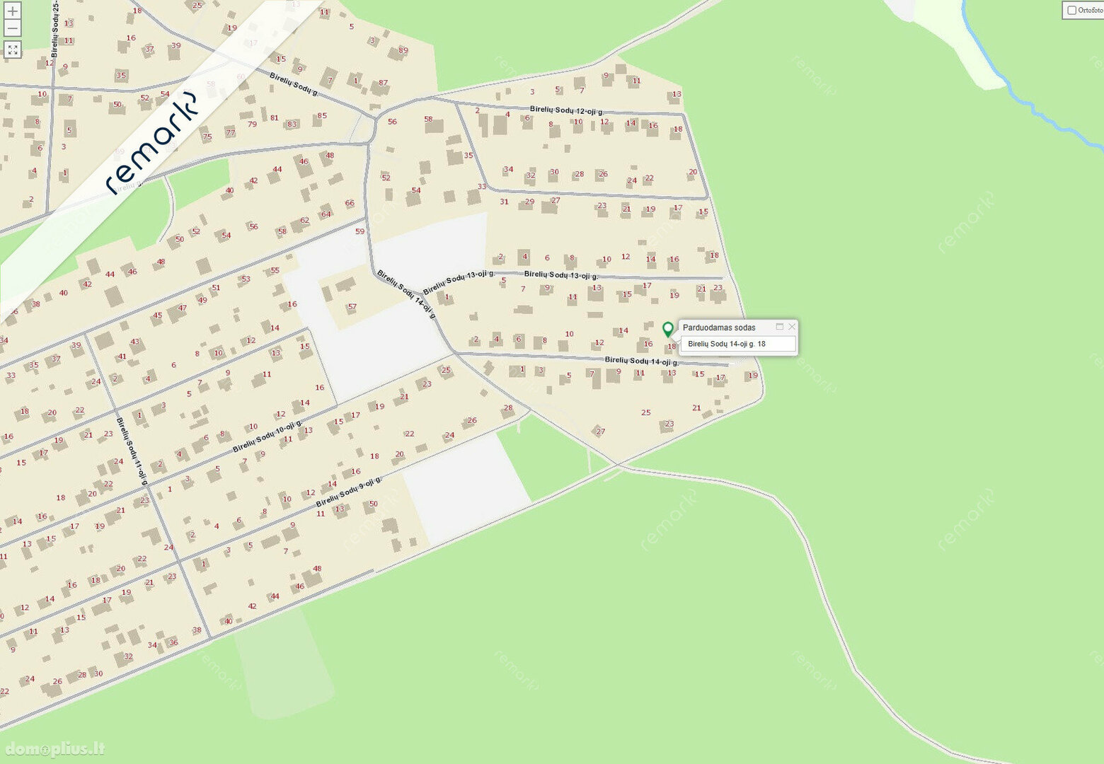 Parduodamas sklypas Vilnius, Vilniuje, Birelių Sodų 14-oji g.