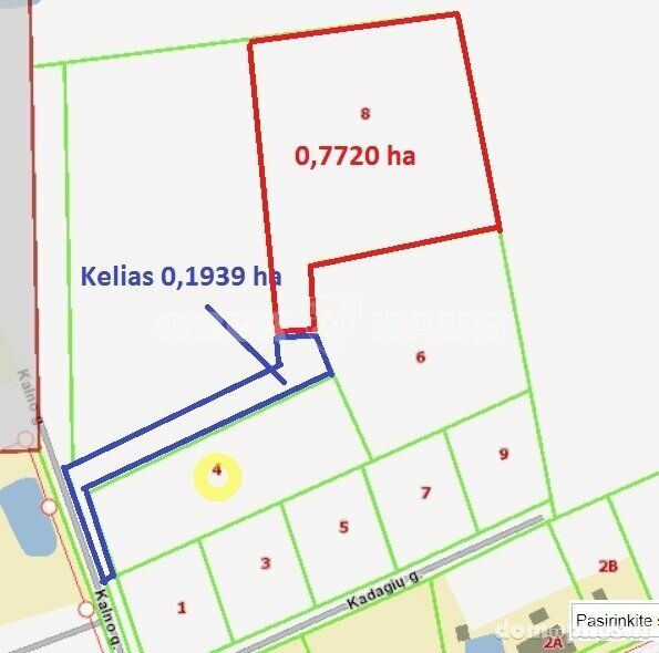 Участок Panevėžio rajono sav., Venslaviškiuose