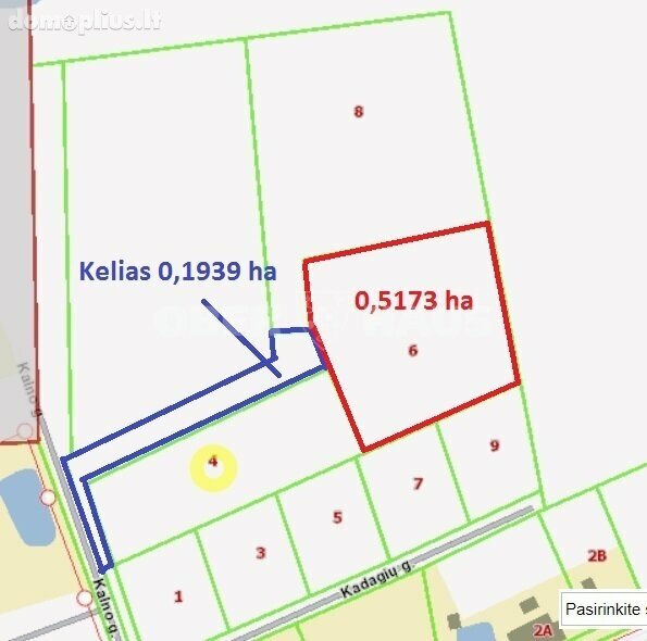 Parduodamas sklypas Panevėžio rajono sav., Venslaviškiuose