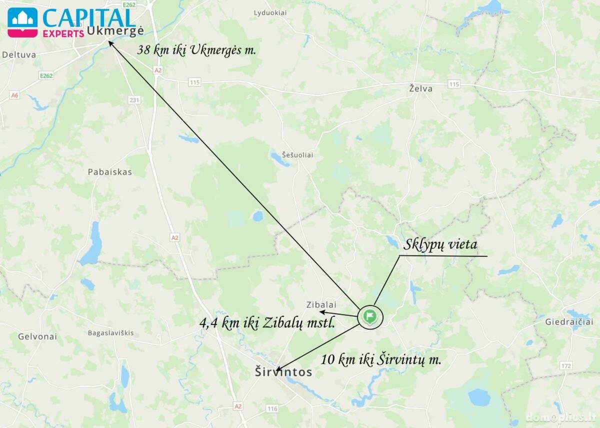 Участок Širvintų rajono sav., Kiemeliuose