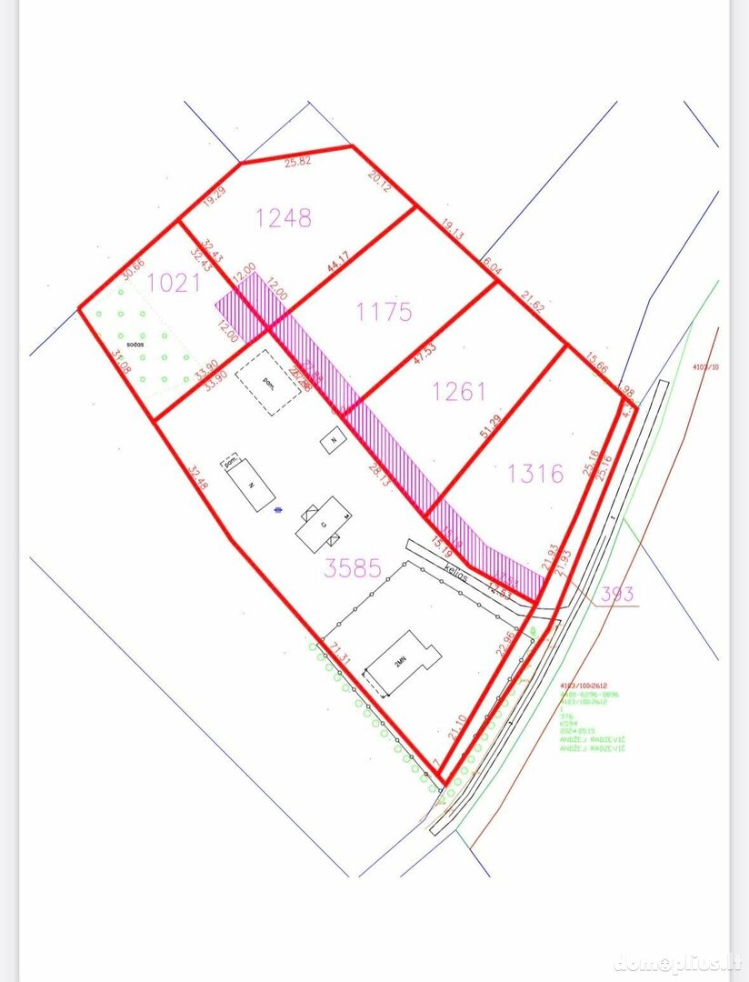Land for sale Vilniaus rajono sav., Šveduose