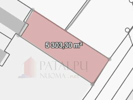 Сдаю участок Vilniaus rajono sav., Pagiriuose, Kalno g.