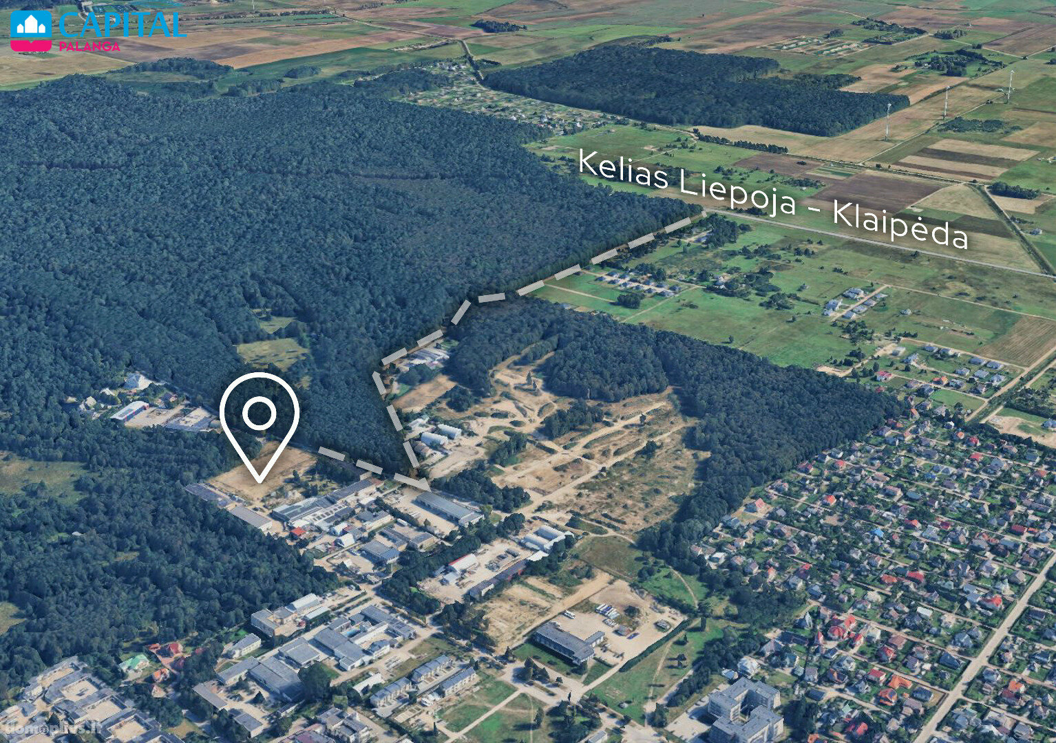 Parduodamas sklypas Palangoje