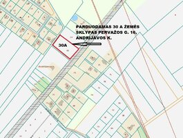 Sklypas Šiaulių rajono sav., Andrijavoje, Pervažos g.