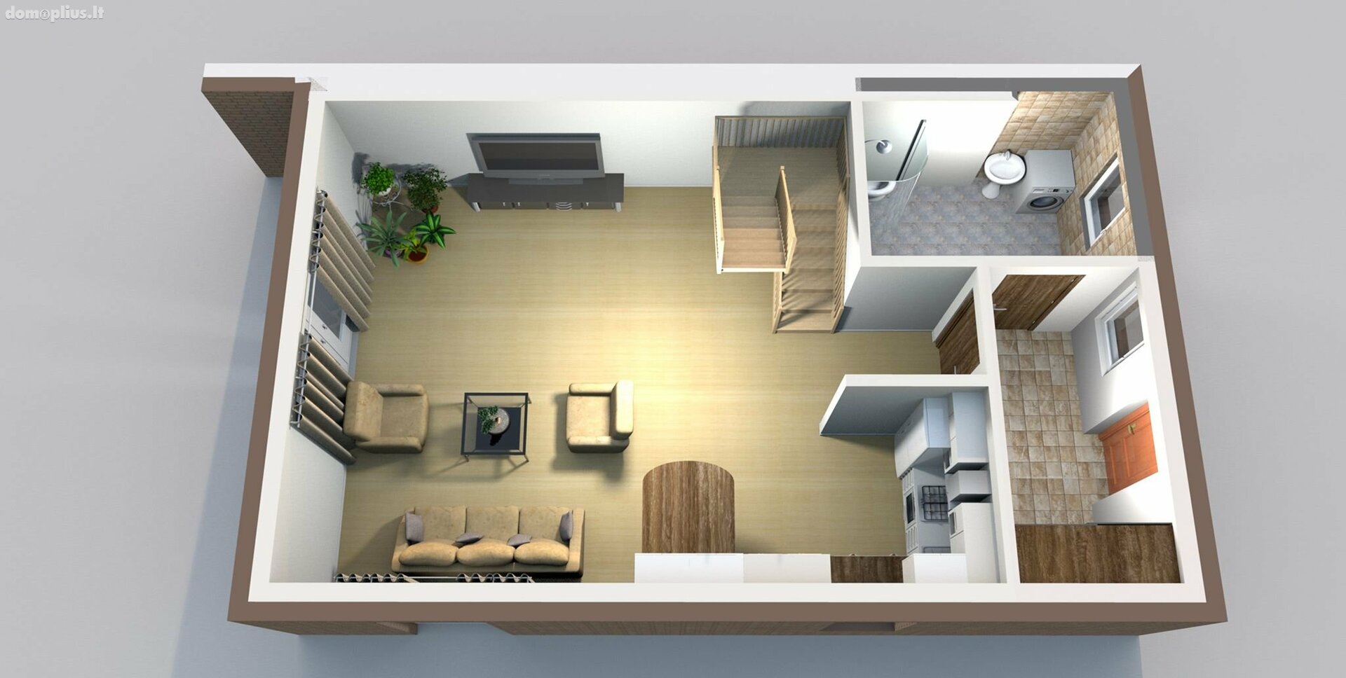 Semi-detached house for sale Klaipėdos rajono sav., Trušeliuose, Trempų g.