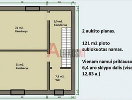 Parduodamas sublokuotas namas Klaipėdos rajono sav., Mazūriškiuose
