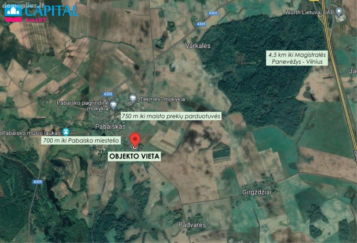 Parduodama sodyba Ukmergės rajono sav., Pabaiske, Vintaros g.