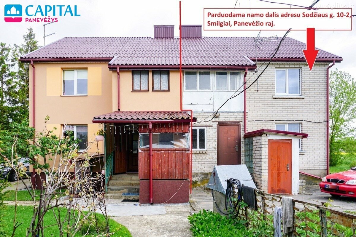 Part of house for sale Panevėžio rajono sav., Smilgiuose, Sodžiaus g.
