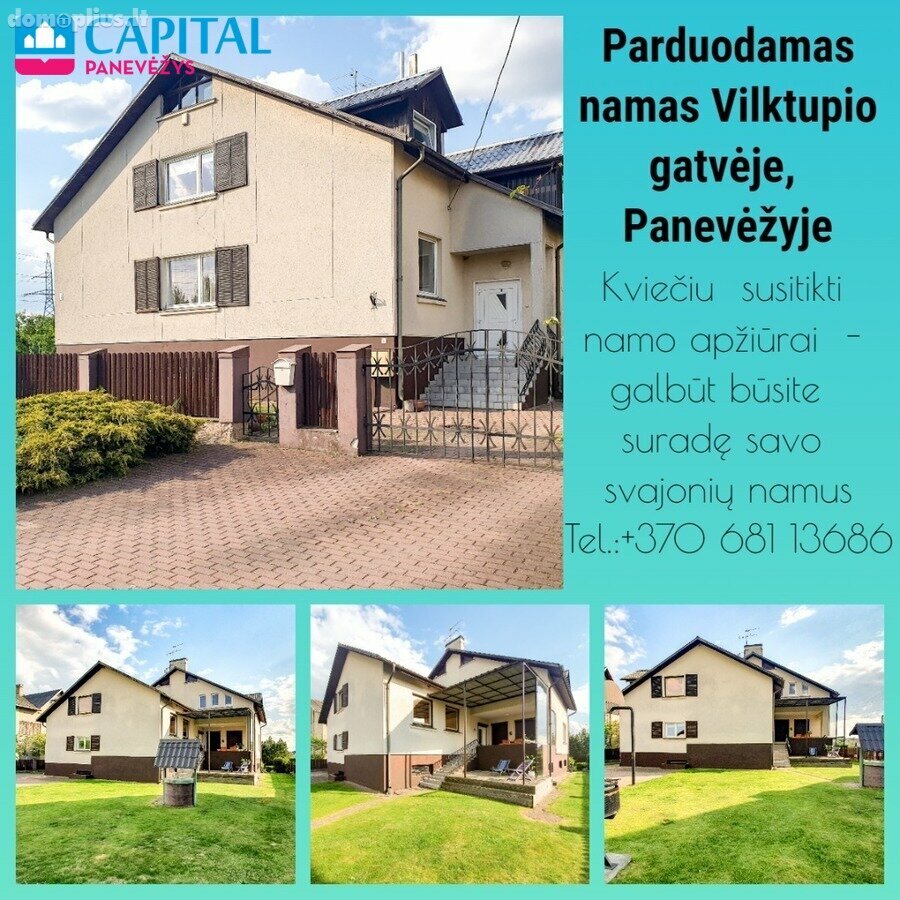 Parduodamas gyvenamasis namas Panevėžyje, Vaivaduose, Vilktupio g.