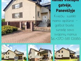 Parduodamas gyvenamasis namas Panevėžyje, Vaivaduose, Vilktupio g.