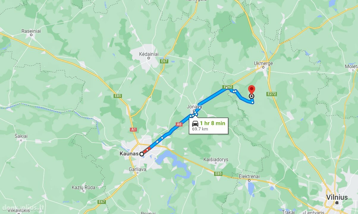 Parduodamas gyvenamasis namas Ukmergės rajono sav., Kulniškiuose, Ąžuolyno g.