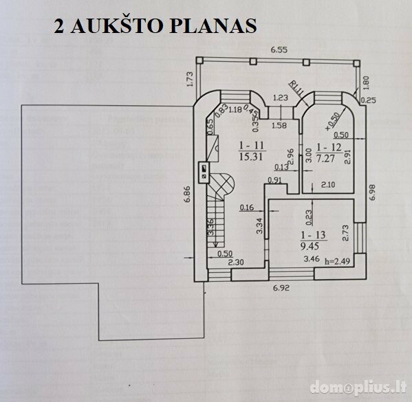 Parduodamas gyvenamasis namas Šiaulių rajono sav., Kuršėnuose, Ventos g.