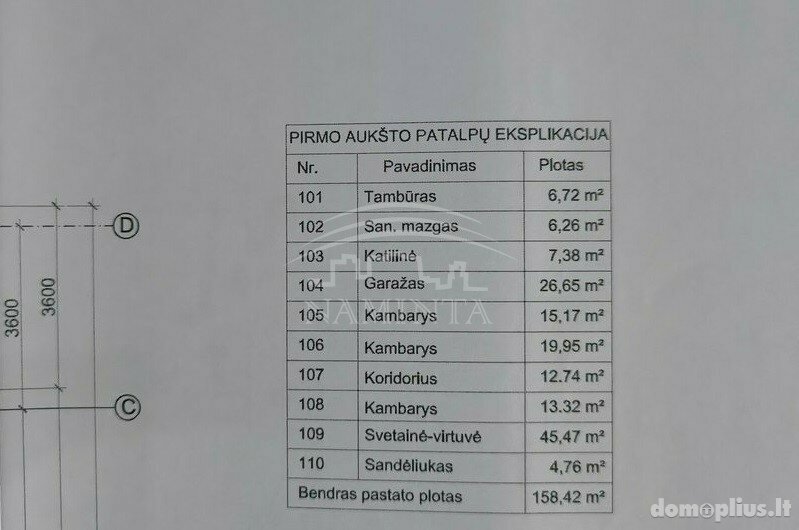 Parduodamas gyvenamasis namas Klaipėdos rajono sav., Kretingalėje