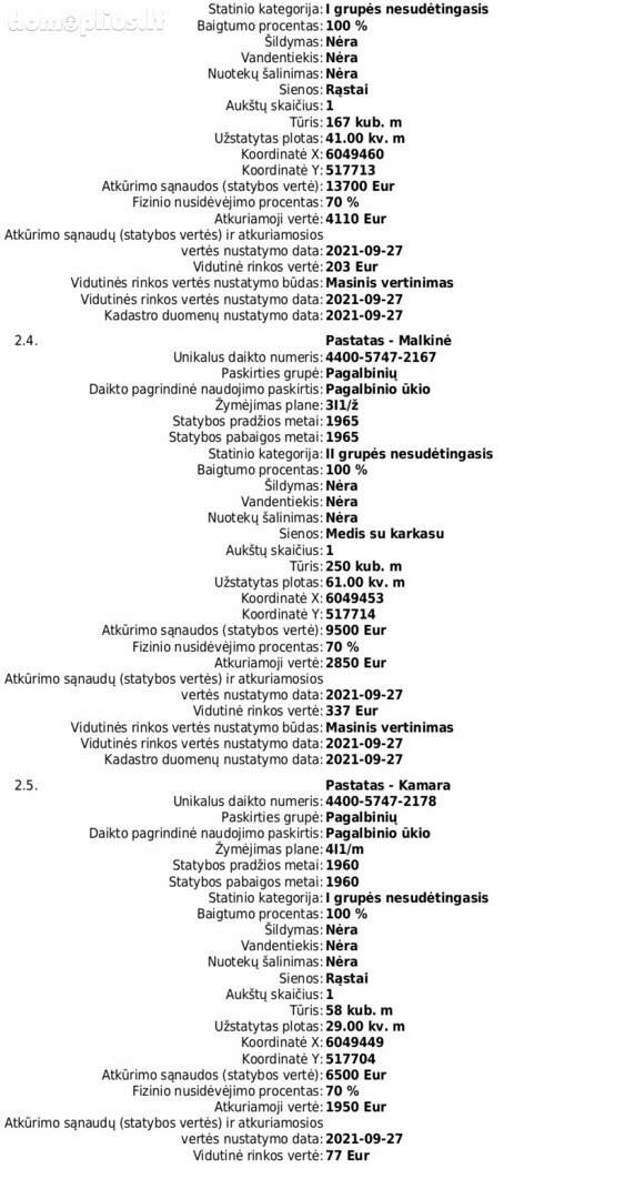 Продаётся yсадьба Prienų rajono sav., Pakrovuose, Miško g.