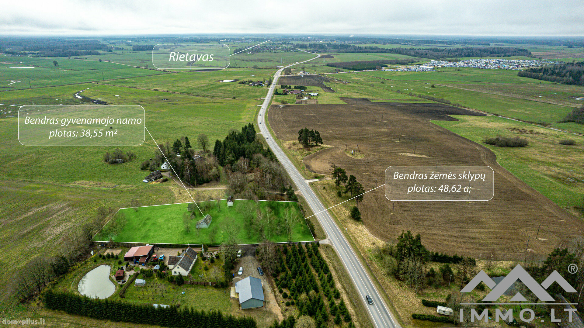 Parduodama sodyba Rietavo sav., Budrikiuose, Plungės g.