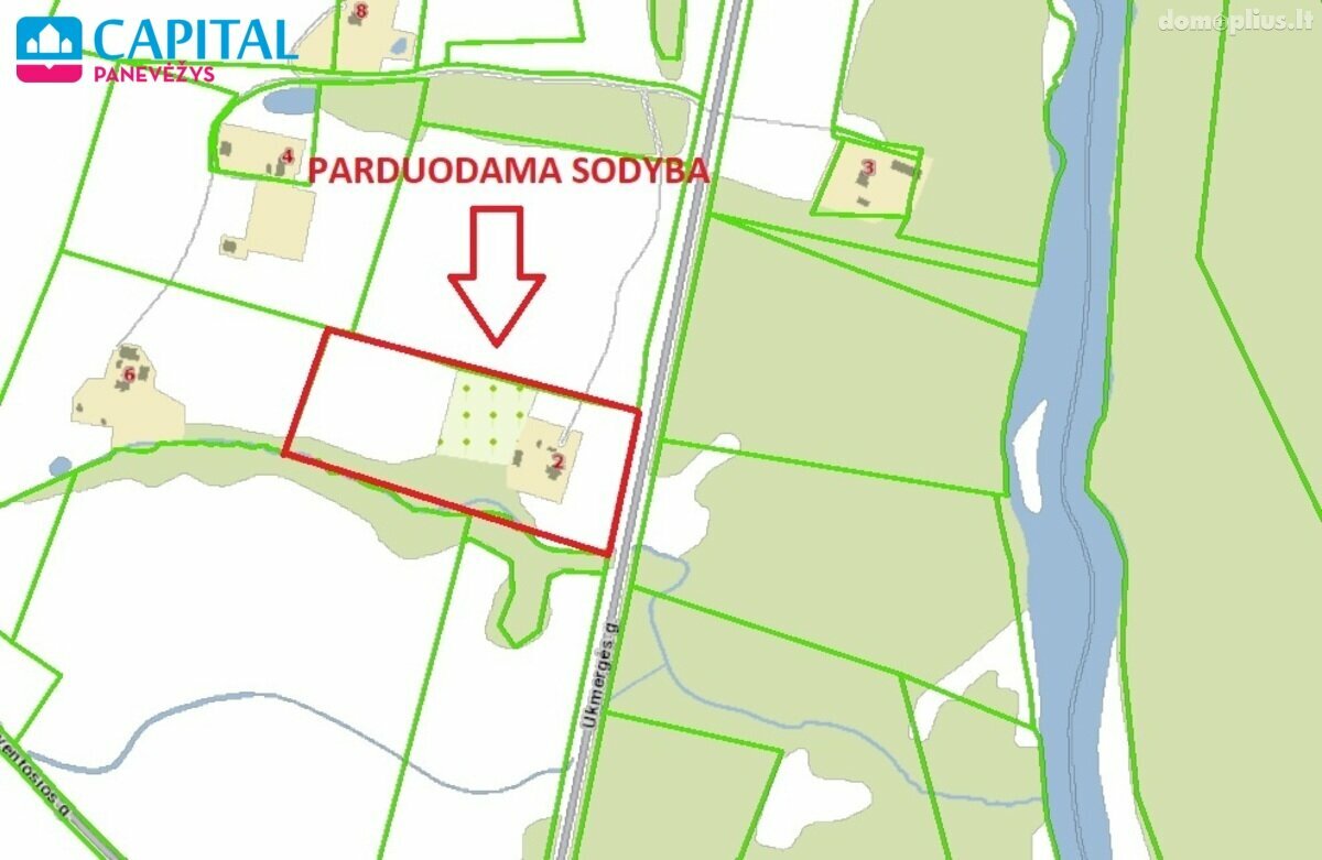 Parduodamas gyvenamasis namas Anykščių rajono sav., Domeikiuose